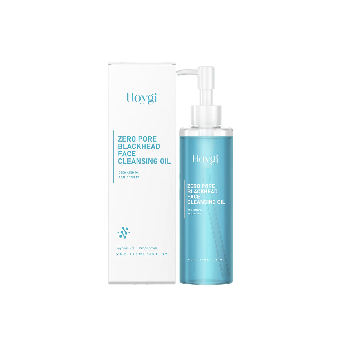 Hoygi – Huile Nettoyante Visage Zero Pore | Anti-Points Noirs & Démaquillante 120ml