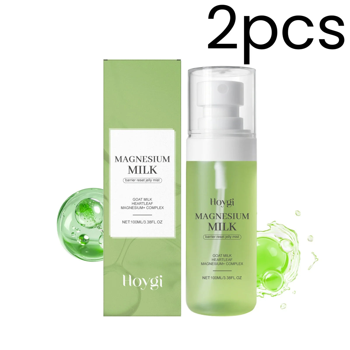 Hoygi – Brume au Lait de Magnésium | Apaisante & Hydratante pour Peaux Sensibles