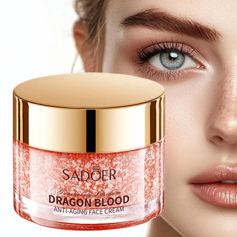 Crème Gel Dragon Blood SADOER – Hydratation Intense & Anti-Âge Éclat Doré