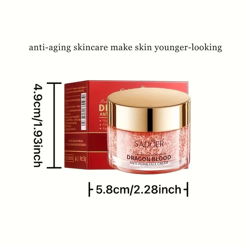 Crème Gel Dragon Blood SADOER – Hydratation Intense & Anti-Âge Éclat Doré
